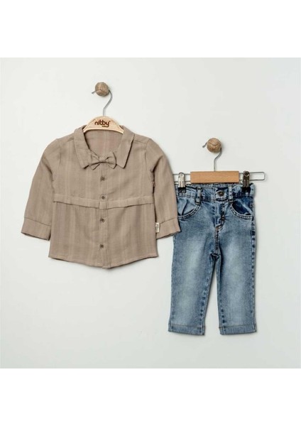 Erkek 6/24 Ay Papyonlu Gömlek Takım