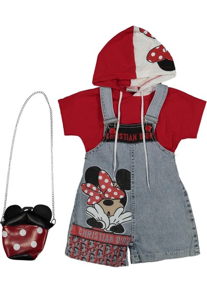 Kız 3/6 Yaş Mikili Şortlu Kot Slopet