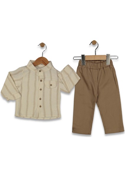 Erkek 6/24 Ay Nibby Gömlek 2 Li Takım