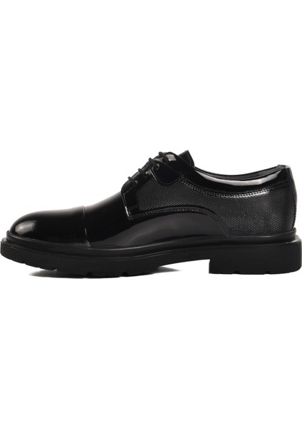 Siyah Rugan Deri Erkek Klasik Ayakkabı fiyatları