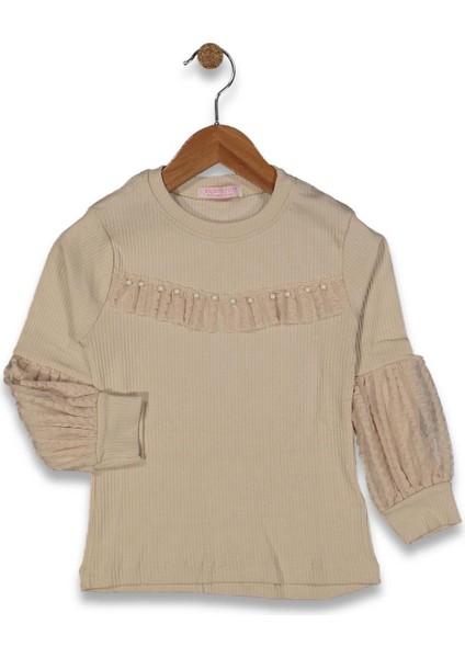 Kız 9/12 Yaş Gögüs Dantel Incili Badi