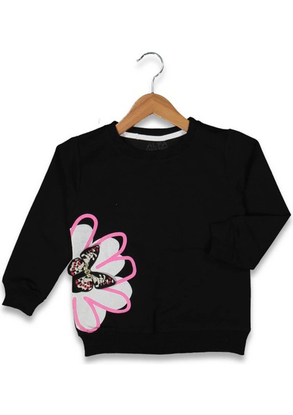 Kız 5/8 Yaş Kelebekli Sweat