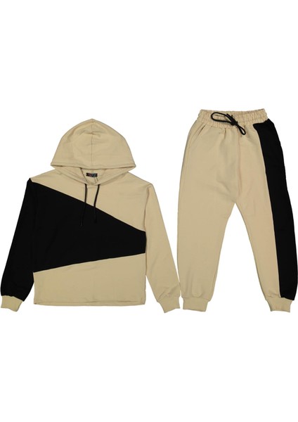 Kız 8/16 Yaş Garnilli Uzun Kol Eşofman Takım