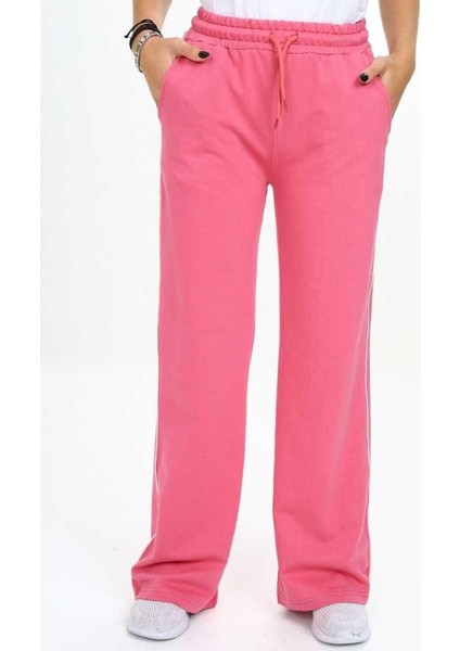 Kız 10/14 Yaş 2ip Yanı Arabiyeli Bol Paça Eşofman