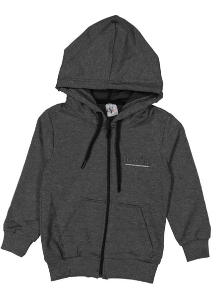 Erkek 13/16 Yaş Fun Fermuarlı Kaplonlu Sweat Hırka