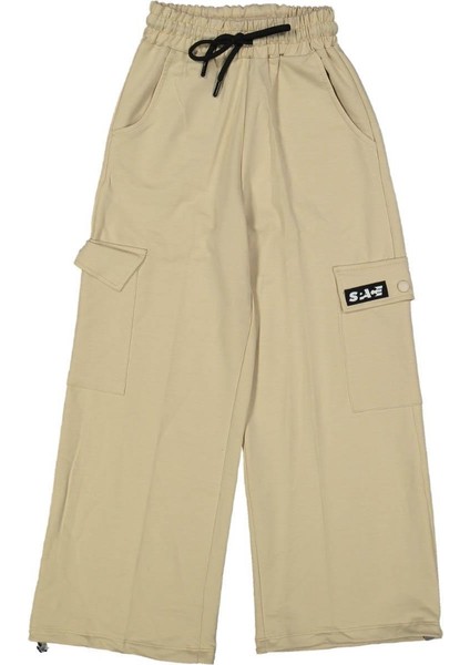 Kız 6/9 Yaş Space Kargo Stoperli Tek Alt Eşofman