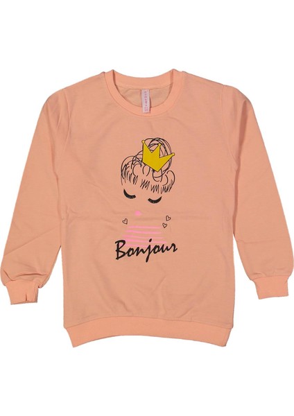 Kız 8/12 Yaş Borjour Kız Baskılı Sweat