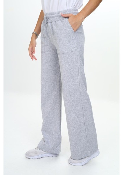 Kız 10/14 Yaş Ters Overlok Dikişli Eşofman Altı