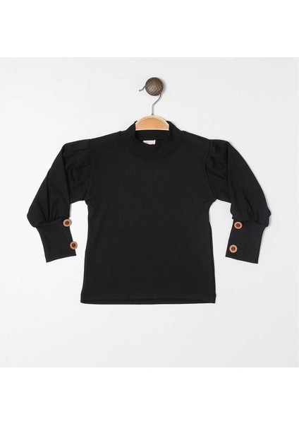 Kız 5/8 Yaş Kol Pileli Düğmeli Fitilli Badi