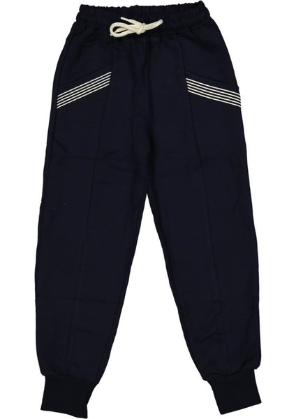 Kız 9/12 Yaş Cep Nakışlı Tek Alt