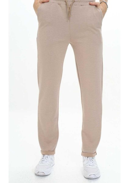 Kız 10/14 Yaş Ağaç Kabuğu Desenli Oysho Duble Paça