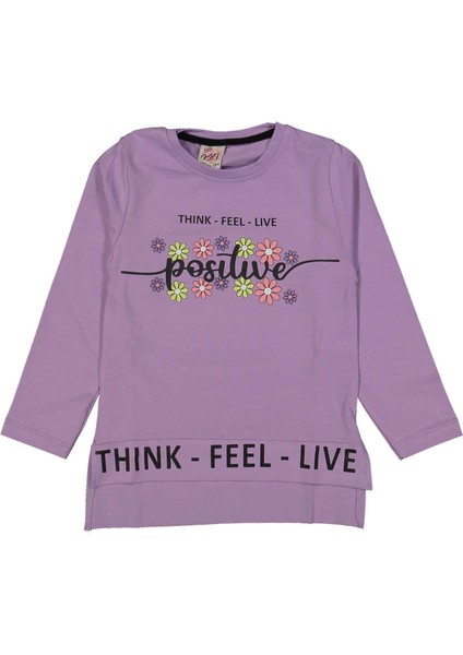 Kız 5/8 Yaş Positive Sıfır Yaka Sweat