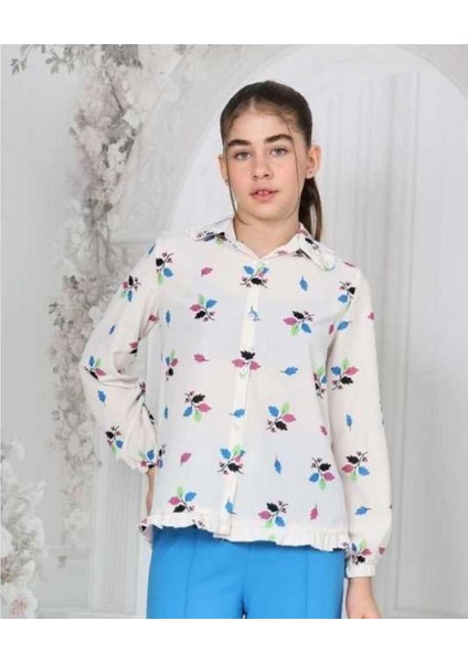 Kız 10/15 Yaş Roba Kol Gömlek
