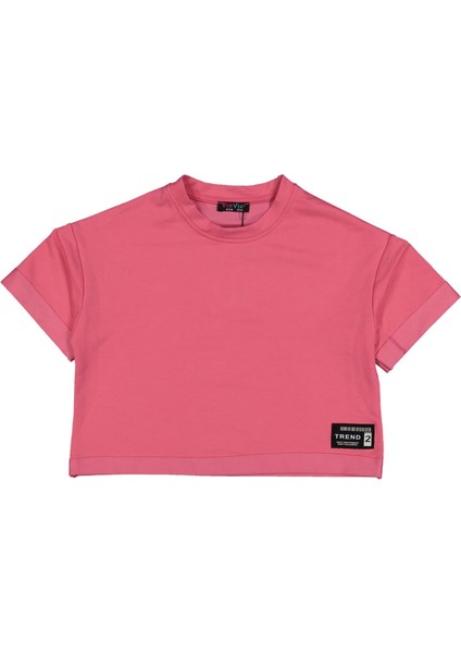 Kız 8/16 Yaş Trend 2 Etiketli Tek Tshırt