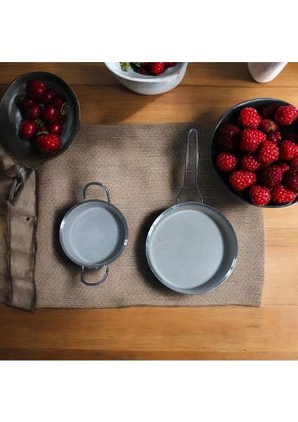 Bta Home Granit Yapışmaz Taban Ikili Tava Seti Beyaz Yumurta Spatulası modelleri
