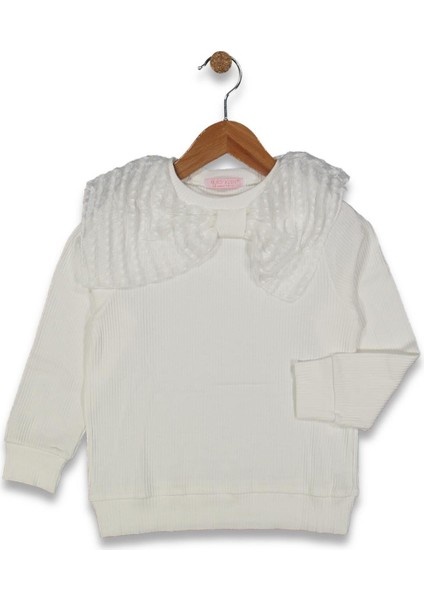 Kız 5/8 Yaş Yaka Dantel Torlu Badi