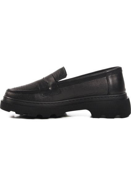 Siyah Deri Kadın Günlük Ayakkabı fiyatları