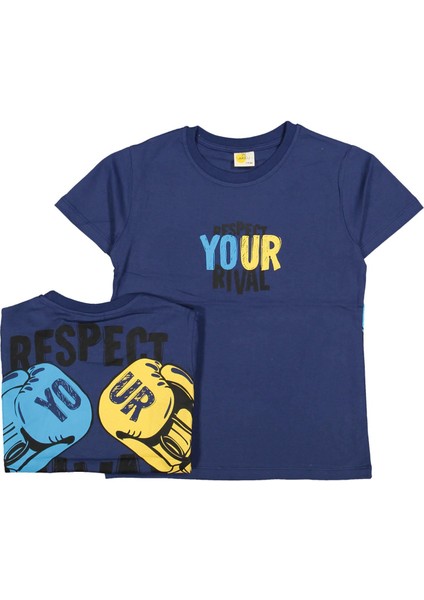 Kız 6/10 Yaş Respect Your Baskılı Tişört