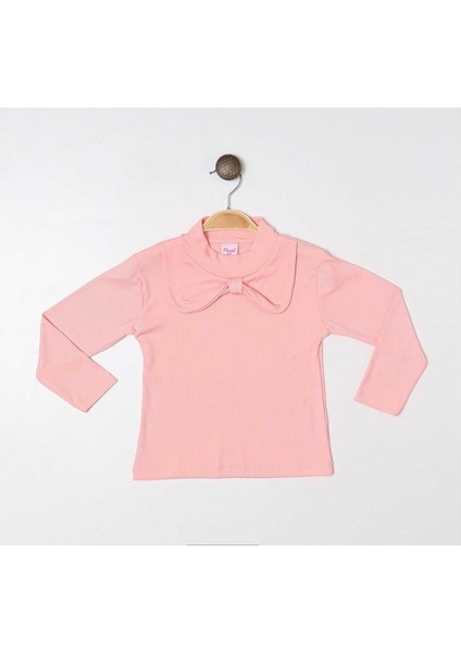 Kız 5/8 Yaş Ön Yaka Fiyonklu Fitilli Badi