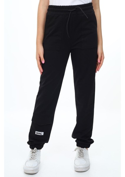 Kız 6/10 Yaş Paçada Kargo Cepli Eşofman Altı