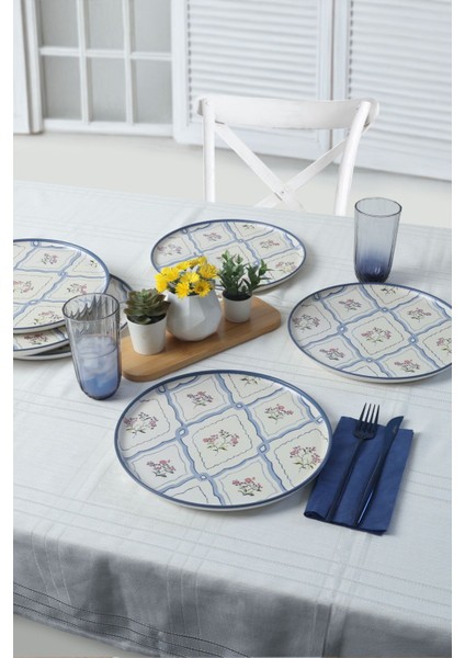 Floral Waves Nordic Servis Tabağı 28 cm 6 Adet 22668 fiyatları