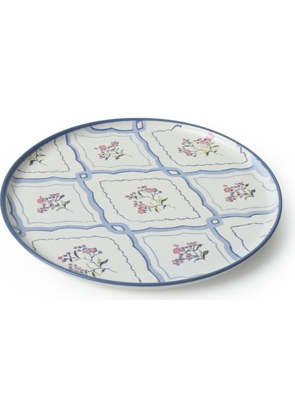 Floral Waves Nordic Servis Tabağı 28 cm 6 Adet 22668 indirimleri