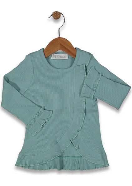 Kız 7/11 Yaş Ön 2 Parçalı Fırfırlı Badi