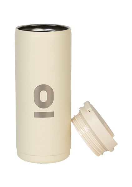 Paslanmaz Çelik Beyaz Termos 400 ml No:58