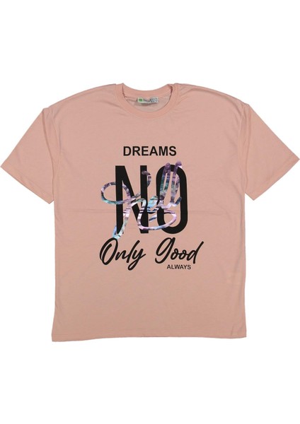 Kız 8/14 Yaş Dreams Baskılı Tişört
