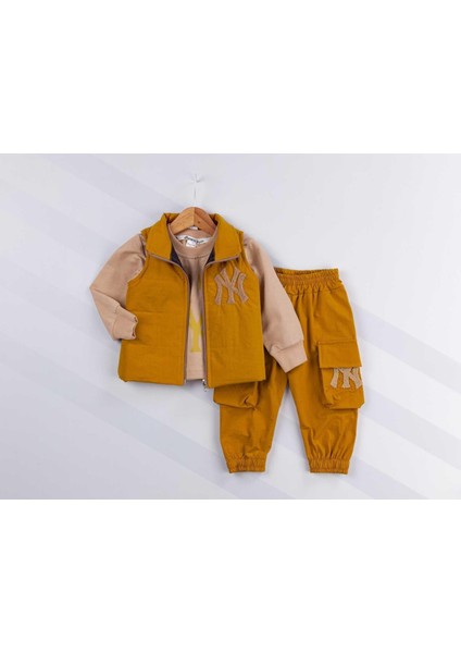 Erkek 6/24 Ay Ny Süzeneli Yelekli Takım