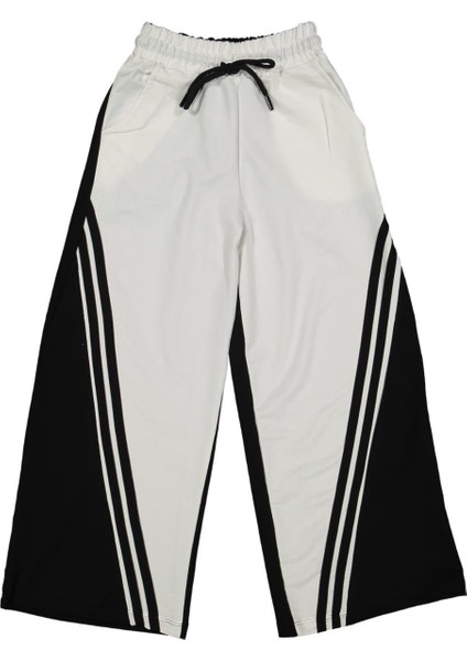 Kız 8/16 Yaş Garson Garnilli Şeritli Tek Alt Eşofman