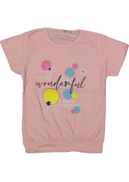 Kız 3/6 Yaş Wonderful Baskılı Badi