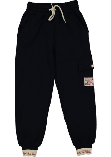 Kız 5/8 Yaş Kargo Cep Baskılı Tek Alt