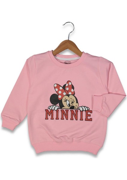 Kız 5/8 Yaş Minni Baskılı Sweat
