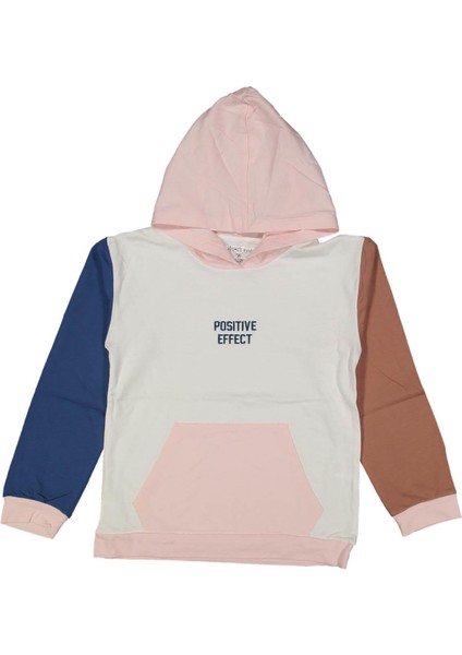 Kız 9/12 Yaş Posıtıve Effect Nakışlı Kapşonlu Sweat