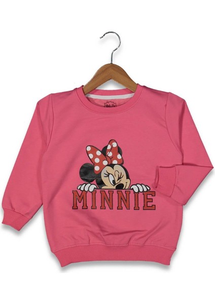 Kız 9/12 Yaş Minni Baskılı Sweat