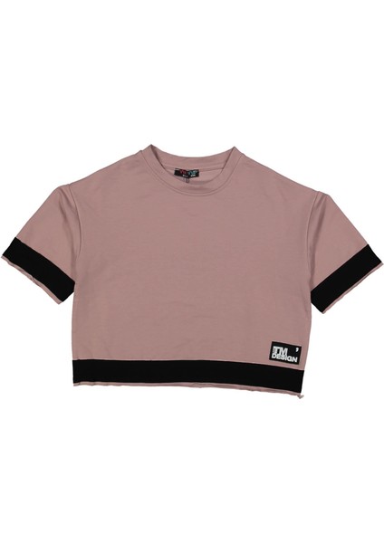 Kız 8/16 Yaş Şeritli Tn Desıng Tek Tshırt