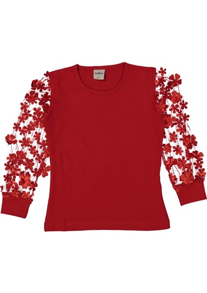 Kız 9/12 Yaş Kol Mobil Çiçekli Badi