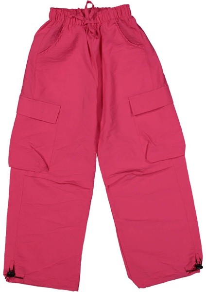 Kız 10/15 Yaş Dizi Pileli Kargo Pantolon