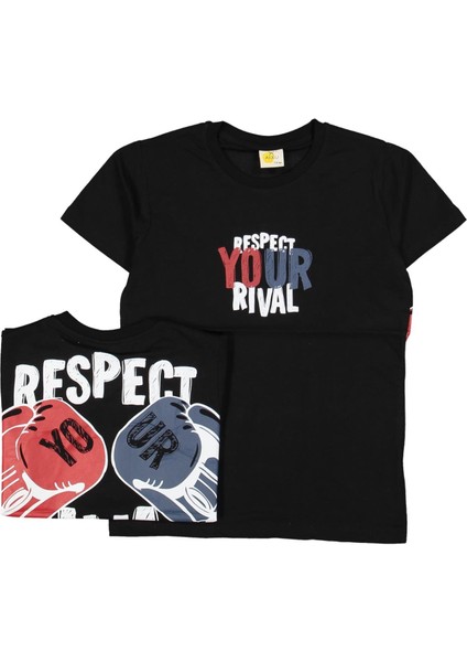 Kız 10/14 Yaş Respect Your Baskılı Tişört