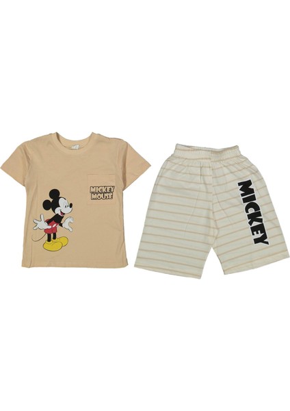 Kız 4/8 Yaş Miki Baskılı Şortlu Takım