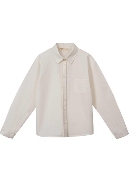 Kız 6/10 Yaş Uzun Kollu Dokuma Gömlek