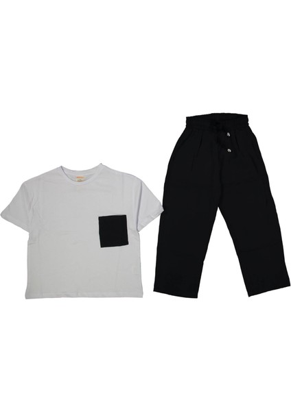 Kız 6/9 Yaş Tişört Bol Pantalon Takım