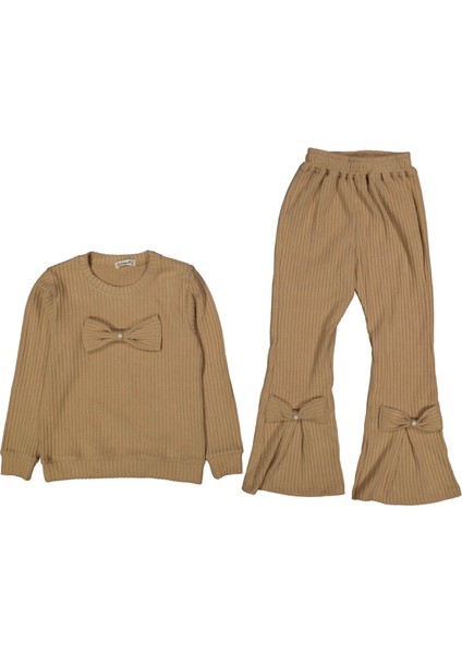 Kız 6/9 Yaş Büyük Fiyonklu Fitilli Takım