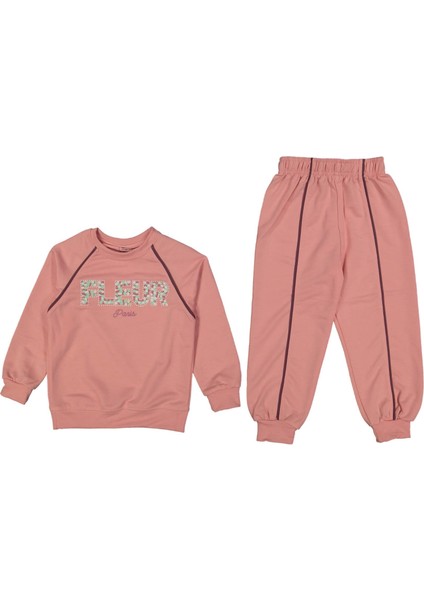 Kız 4/11 Yaş Fleur Paris Baskılı Takım