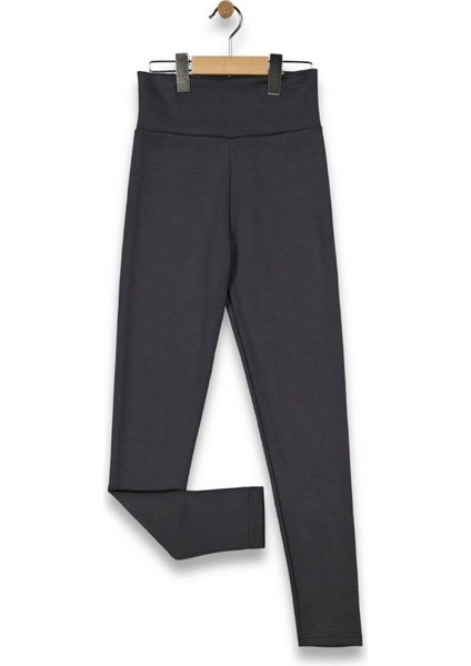 Kız 13/16 Yaş Penye Kemeri Yüksek Bel Tayt