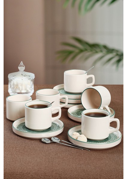 Maya Stackable Çay Takımı 12 Parça 6 Kişilik