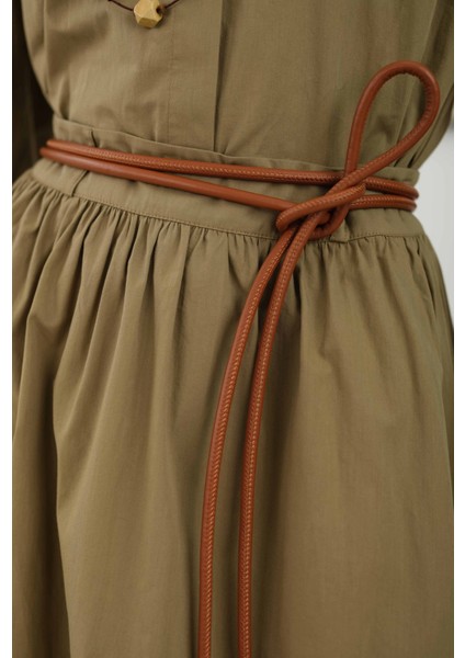 Büzgülü Pamuk Etek Açık Kil fiyatları