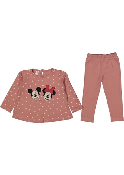 Kız 6/18 Ay Minni Baskılı Takım