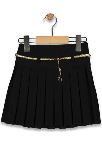 Kız 9/12 Yaş Kemerli Piliseli Etek